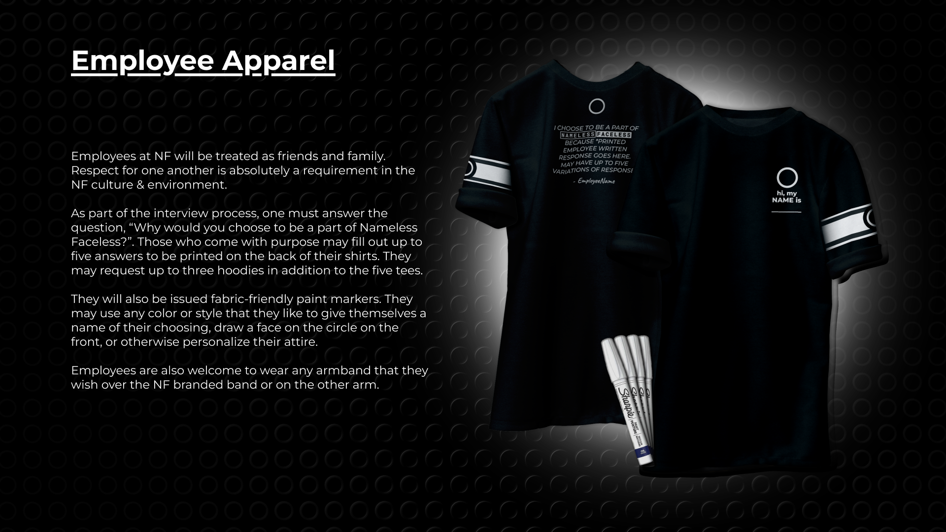 NF Brick and Mortar Employee Clothing