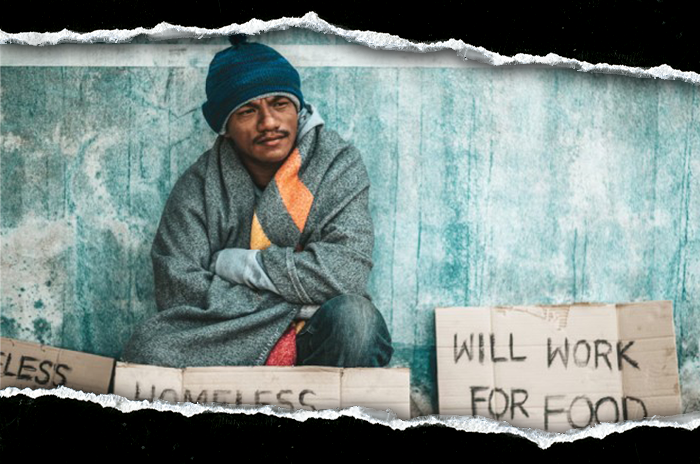 Supporting Image of Homeless Person
